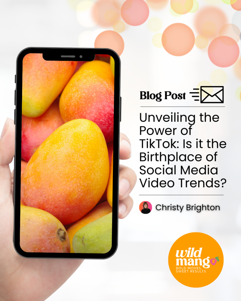 smart phone featuring mangos | Unveiling the TikTok Challenge and the Impact of Social Media Trends | Wild Mango Marketing | BLOG POST
