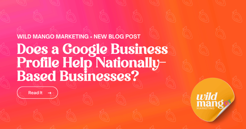 Google Business Profile for national businesses