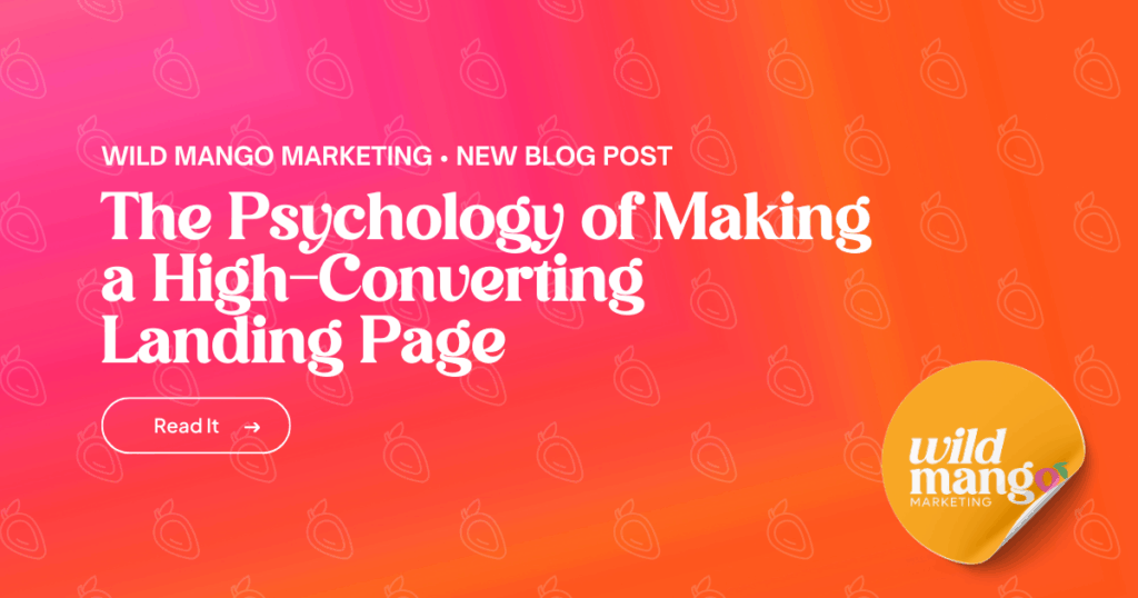 High converting landing page