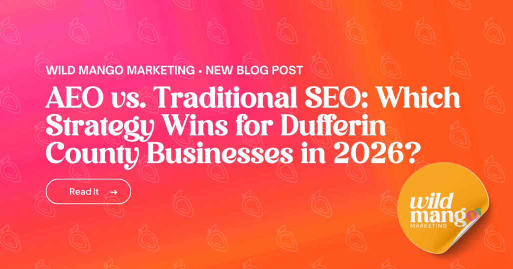 AEO vs SEO for Dufferin County businesses