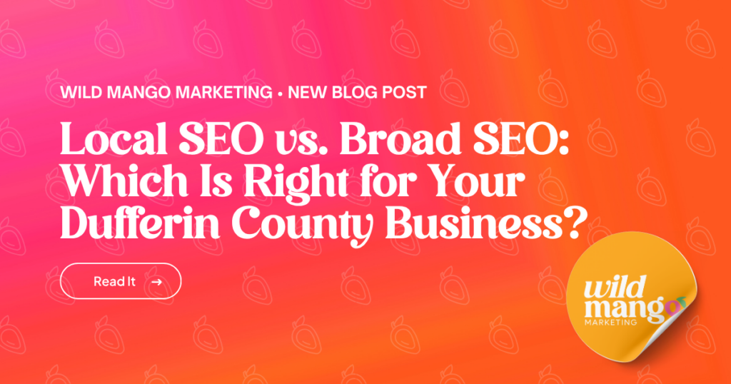Local SEO vs Broad SEO