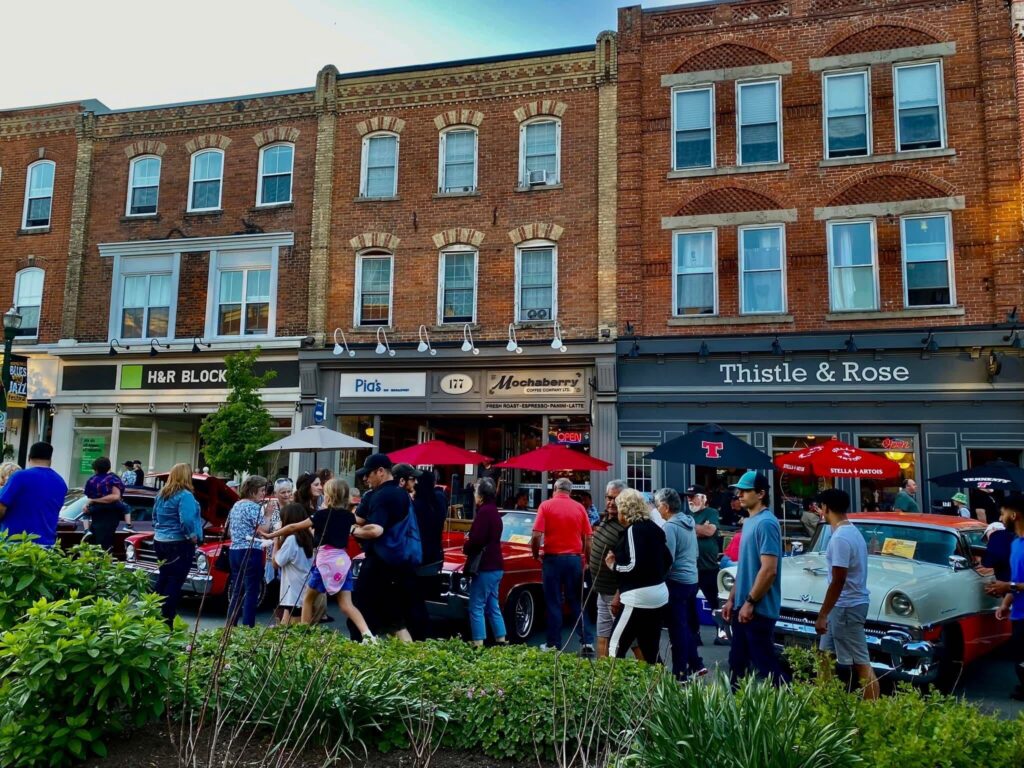 Orangeville Car show during Blues and Jazz fest.