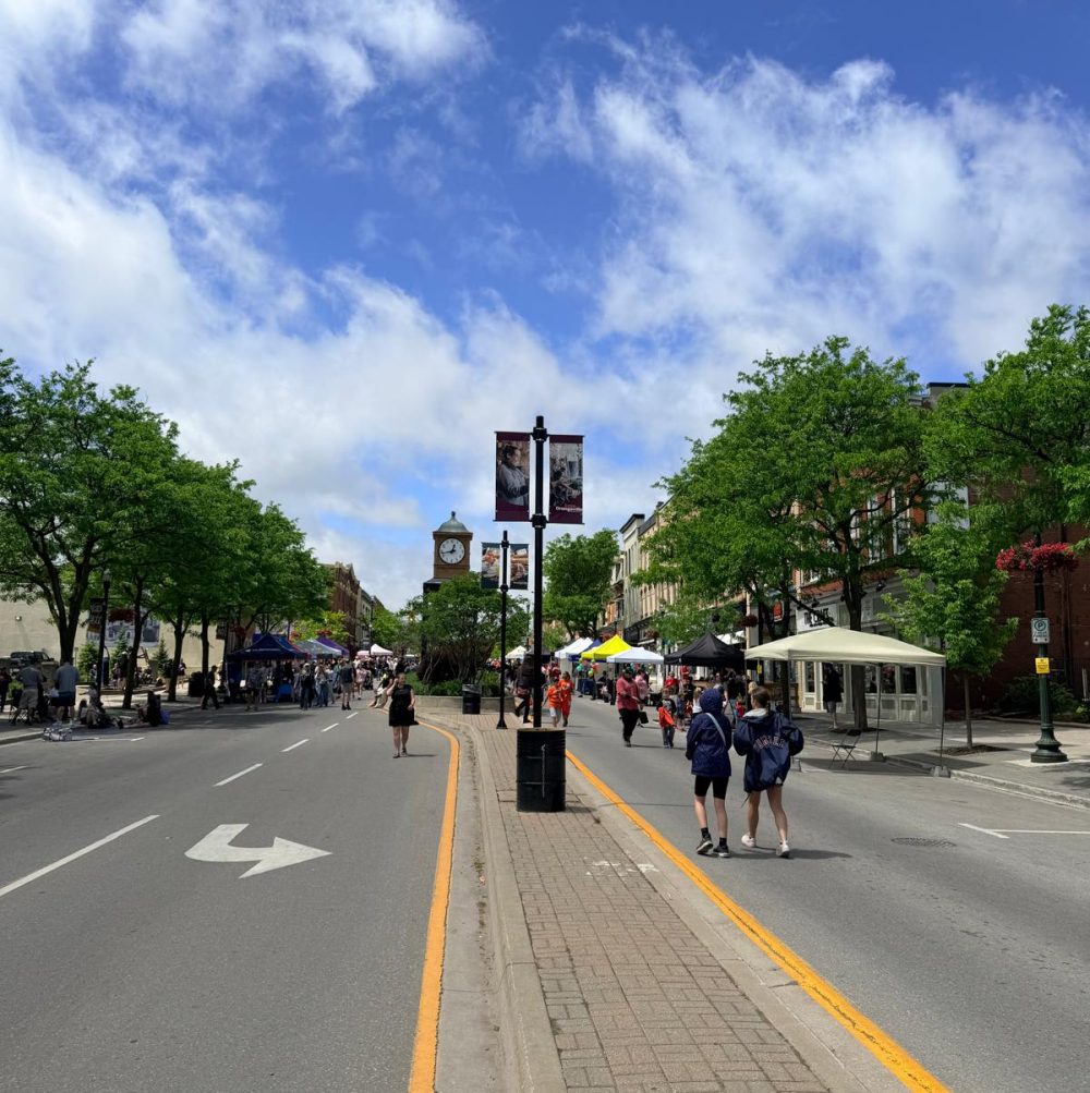 Image of Broadway St. in June 2026 Blues and Jazz Fest Orangeville.